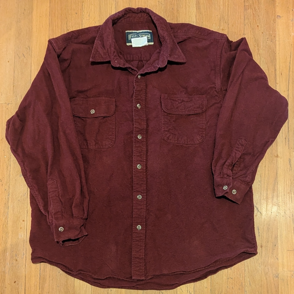 Field & Stream Maroon Shirt